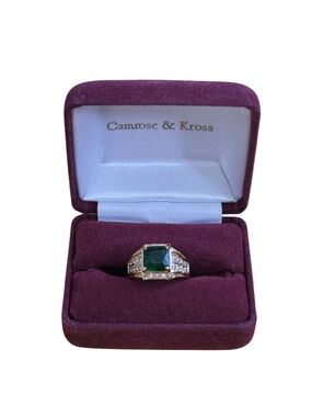 Camrose & Kross Gold and Emerald Ring